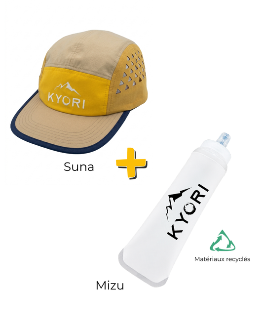 PACK SPECIAL - Casquette au choix + Flasque MIZU