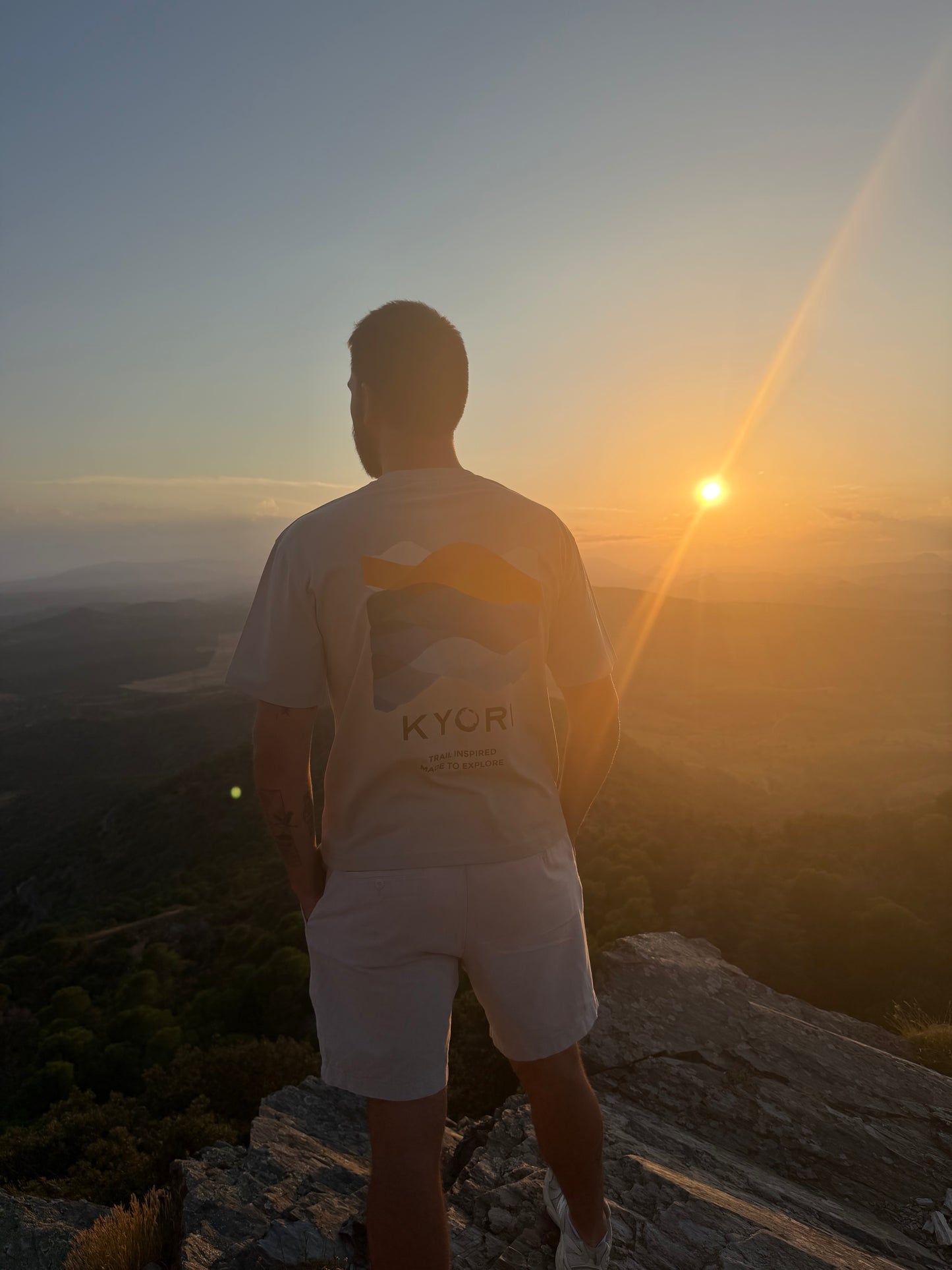 T-shirt en coton bio Made To Explore – Stone